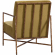 Leo Accent Chair in Anderson Chartreuse Fabric